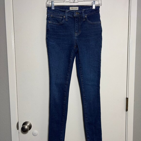 Madewell Denim - Madewell 9" Mid-Rise Skinny Jeans Denim Pants Women's Size 25